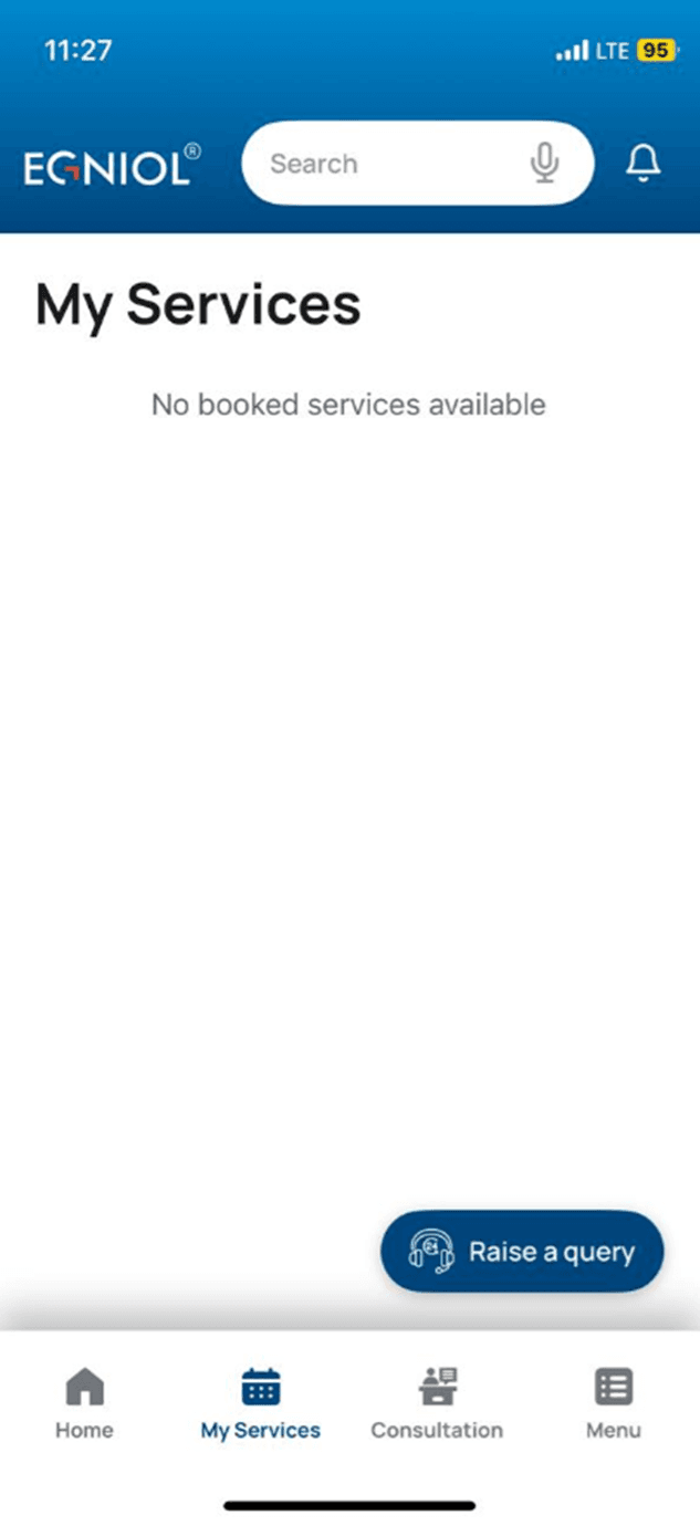 Step 4: Consultation booking screen